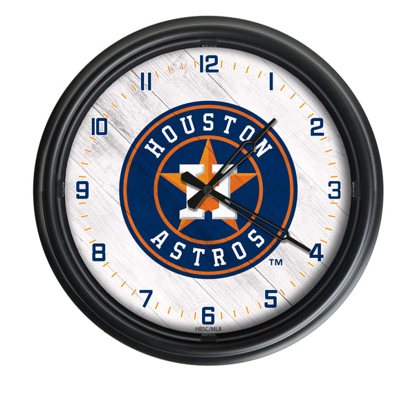 Houston Astros Logo LED Clock | MLB LED Outdoor Clock