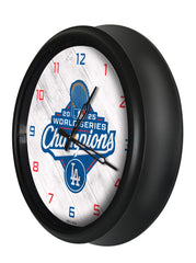 Los Angeles Dodgers 2025 World Series Champions Logo LED Clock | LED Outdoor Clock