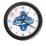 Los Angeles Dodgers 2025 World Series Champions Logo LED Clock | LED Outdoor Clock