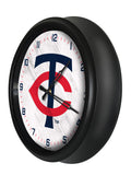 Minnesota Twins Logo LED Clock | MLB LED Outdoor Clock