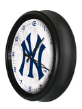 New York Yankees Logo LED Clock | MLB LED Outdoor Clock