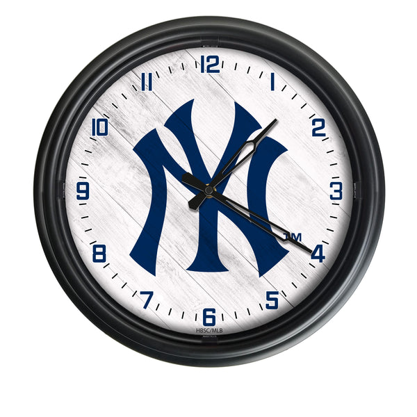 New York Yankees Logo LED Clock | MLB LED Outdoor Clock