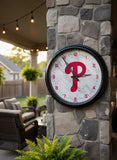 Philadelphia Phillies Logo LED Clock | MLB LED Outdoor Clock