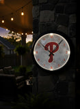 Philadelphia Phillies Logo LED Clock | MLB LED Outdoor Clock