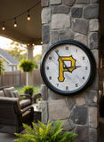 Pittsburgh Pirates Logo LED Clock | MLB LED Outdoor Clock