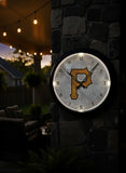 Pittsburgh Pirates Logo LED Clock | MLB LED Outdoor Clock