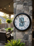 Seattle Mariners Logo LED Clock | MLB LED Outdoor Clock