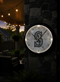 Seattle Mariners Logo LED Clock | MLB LED Outdoor Clock