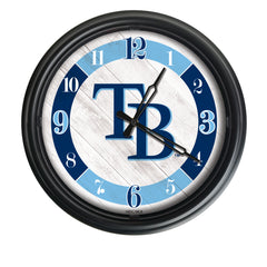 Tampa Bay Rays&nbsp;Officially Licensed Logo Indoor - Outdoor LED Wall Clock