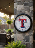Texas Rangers Logo LED Clock | MLB LED Outdoor Clock