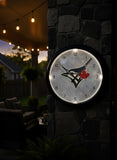 Toronto Blue Jays Logo LED Clock | MLB LED Outdoor Clock