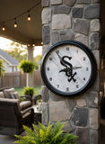 Chicago White Sox Logo LED Clock | MLB LED Outdoor Clock
