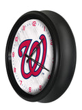 Washington Nationals Logo LED Clock | MLB LED Outdoor Clock