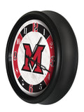 Miami of Ohio RedHawks Logo LED Clock | LED Outdoor Clock