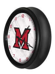 Miami of Ohio RedHawks Logo LED Clock | LED Outdoor Clock