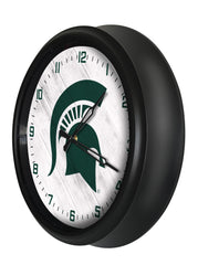 Michigan State Spartans Logo LED Clock | LED Outdoor Clock