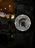 Michigan State Spartans Logo LED Clock | LED Outdoor Clock