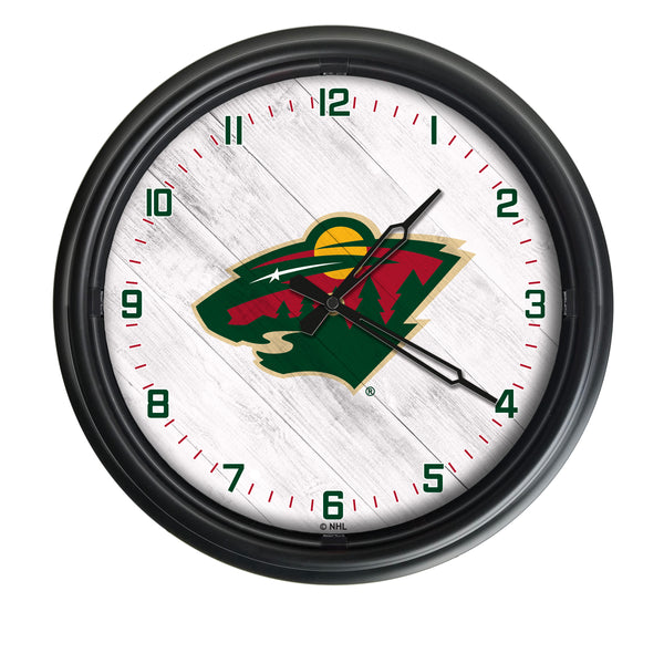 Minnesota Wild Logo LED Clock | LED Outdoor Clock