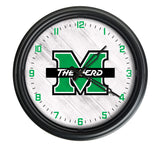 Marshall Thundering Herd Logo LED Clock | LED Outdoor Clock
