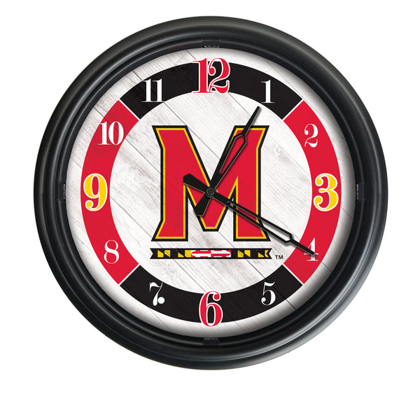 Maryland Terrapins Logo LED Clock | LED Outdoor Clock