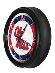 Mississippi Rebels Logo LED Clock | LED Outdoor Clock
