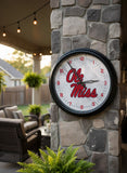 Mississippi Rebels Logo LED Clock | LED Outdoor Clock