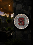 North Carolina State Wolfpack Logo LED Clock | LED Outdoor Clock
