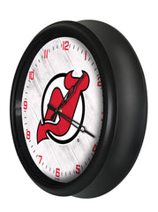 New Jersey Devils Logo LED Clock | LED Outdoor Clock