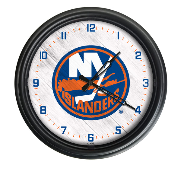 New York Islanders Logo LED Clock | LED Outdoor Clock