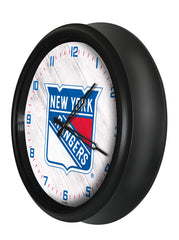 New York Rangers Logo LED Clock | LED Outdoor Clock