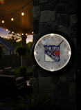 New York Rangers Logo LED Clock | LED Outdoor Clock