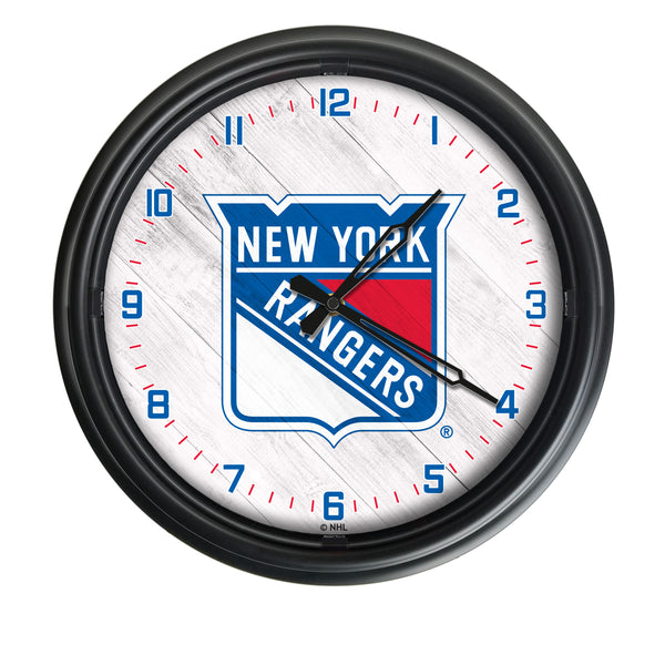 New York Rangers Logo LED Clock | LED Outdoor Clock