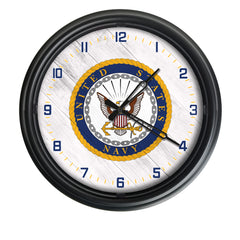 US Navy Logo LED Clock | LED Outdoor Clock