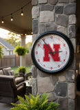 Nebraska Cornhuskers Logo LED Clock | LED Outdoor Clock
