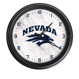 Nevada Wolf Pack Logo LED Clock | LED Outdoor Clock