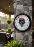 New Mexico Lobos Logo LED Clock | LED Outdoor Clock