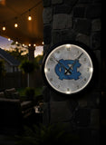 North Carolina Tar Heels Logo LED Clock | LED Outdoor Clock