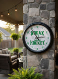 North Dakota Nodak Hockey Logo LED Clock | LED Outdoor Clock