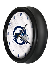 North Florida Ospreys Logo Indoor/Outdoor Logo LED Clock from Holland Bar Stool Co Home Sports Decor for gifts Side View