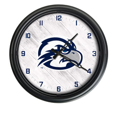 North Florida Ospreys Logo Indoor/Outdoor Logo LED Clock from Holland Bar Stool Co Home Sports Decor for gifts