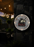 Northern Illinois Huskies Logo LED Clock | LED Outdoor Clock