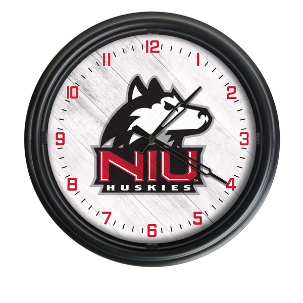 Northern Illinois Huskies Logo LED Clock | LED Outdoor Clock