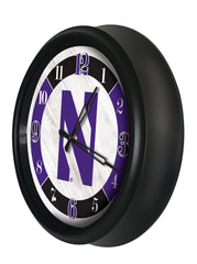 Northwestern Wildcats Logo LED Clock | LED Outdoor Clock