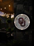 Oklahoma Sooners Logo LED Clock | LED Outdoor Clock