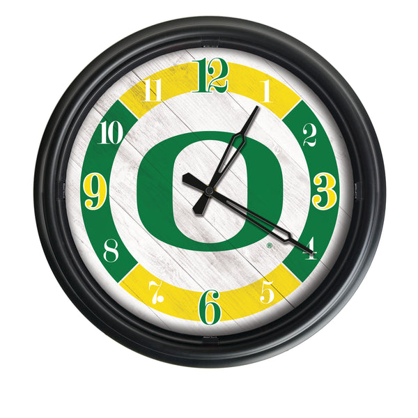 University of Oregon Ducks Logo LED Clock | LED Outdoor Clock