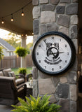 P.O.W. Logo LED Clock | LED Outdoor Clock