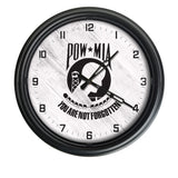 P.O.W. Logo LED Clock | LED Outdoor Clock