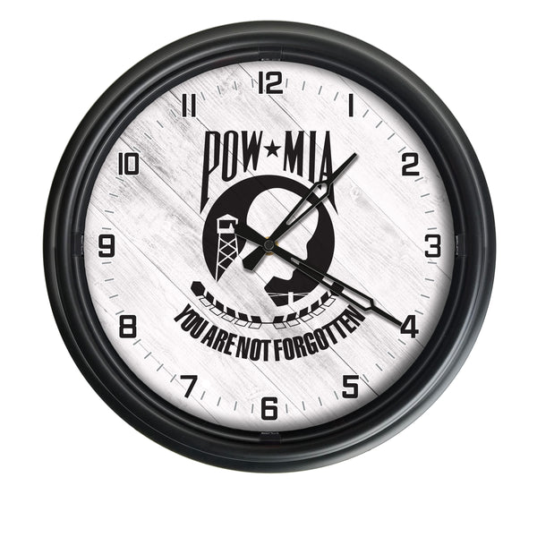 P.O.W. Logo LED Clock | LED Outdoor Clock