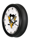 Pittsburgh Penguins Logo LED Clock | LED Outdoor Clock