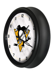 Pittsburgh Penguins Logo LED Clock | LED Outdoor Clock